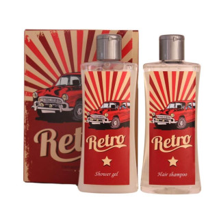 Kosmetikos rinkinys "Retro vairuotojo knyga" (2 x 250ml) Kosmetikos rinkinys "Retro vairuotojo knyga" (2 x 250ml)