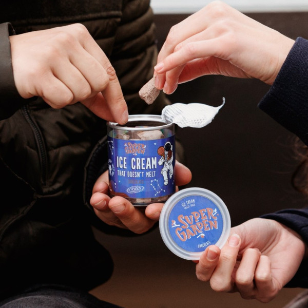 SUPER GARDEN šaltyje džiovinti šokoladiniai ledai, 40g