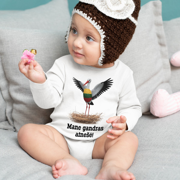 Smėlinukas "Mane gandras atnešė"