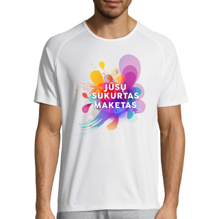 Sportiniai dry-fit marškinėliai su Jūsų sukurtu dizainu