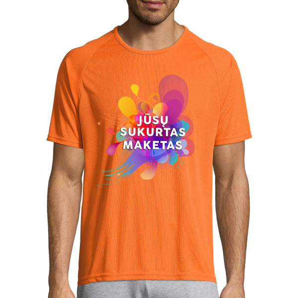 Sportiniai dry-fit marškinėliai su Jūsų sukurtu dizainu