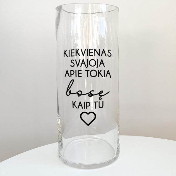 Stiklinė vaza "Bosė"