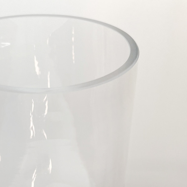 Stiklinė vaza "Ačiū"