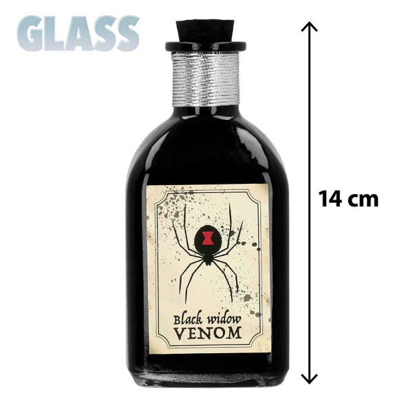 Stiklinis butelis "Black Widow Venom"