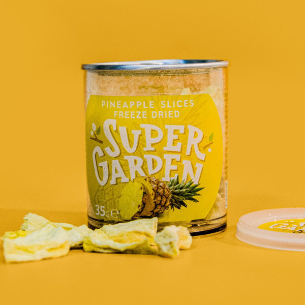 SUPER GARDEN šaltyje džiovinti ananasai, 35g