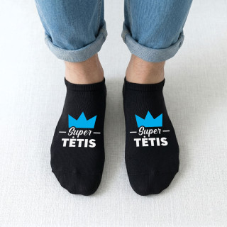 Trumpos vyriškos kojinės "Super tėtis" Trumpos vyriškos kojinės "Super tėtis"