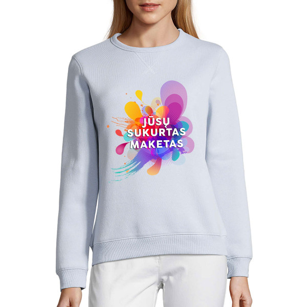 UNISEX pastelinis "Sully" džemperis su Jūsų sukurtu dizainu