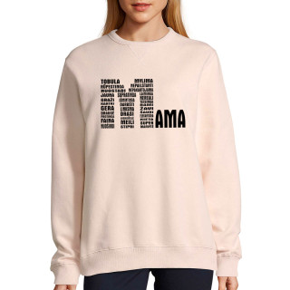 UNISEX pastelinis "Sully" džemperis "Nepakartojama mama"