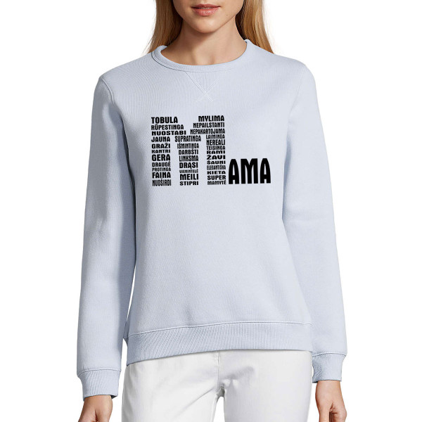 UNISEX pastelinis "Sully" džemperis "Nepakartojama mama"