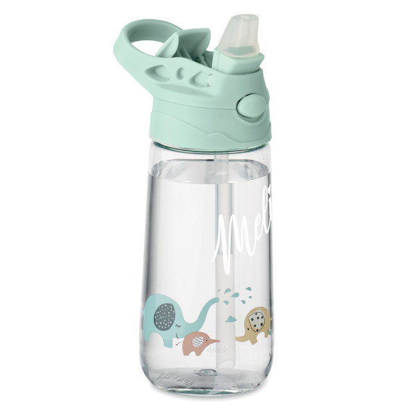 Vaikiška gertuvė "Drambliukai" su Jūsų pasirinktu vardu (450ml)