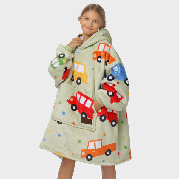 Vaikiškas BARAMOOR džemperis - pledas "Cars"