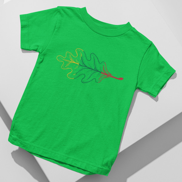 Vaikiški marškinėliai "Ąžuolo lapas"