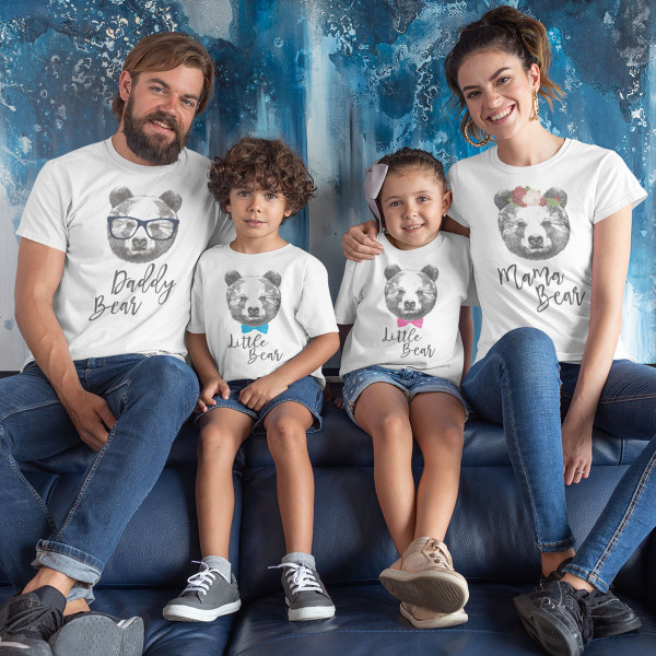 Vaikiški marškinėliai mergaitėms "Little bear"