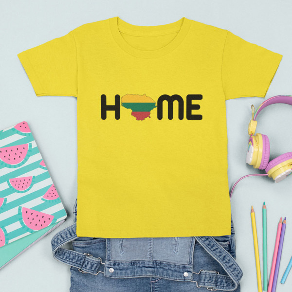 Vaikiški marškinėliai "Home"