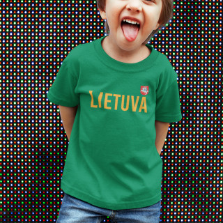 Vaikiški marškinėliai "Lietuva su herbu"