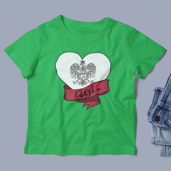 Vaikiški marškinėliai "Lietuvos širdis"