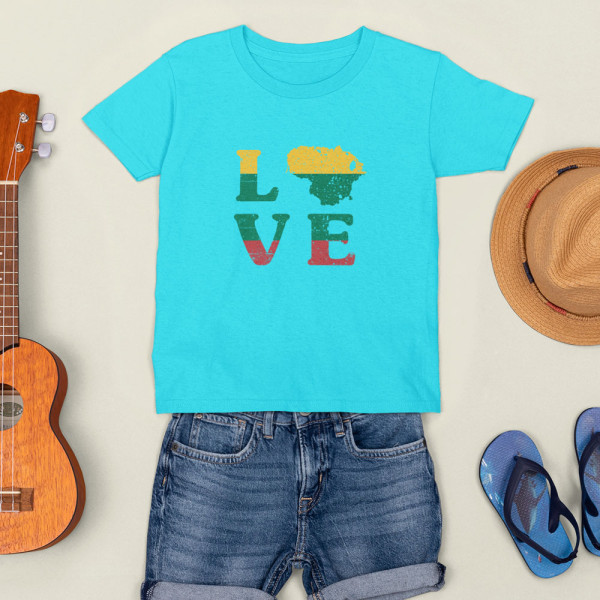 Vaikiški marškinėliai "LOVE"