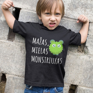 Vaikiški marškinėliai "Mažas mielas monstriukas"