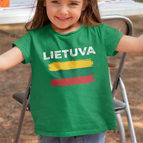 Vaikiški marškinėliai "Retro Lietuva"