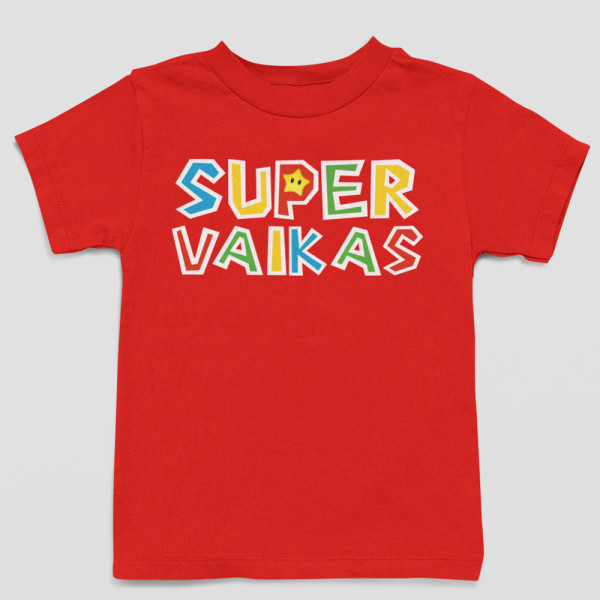 Vaikiški marškinėliai "Super vaikas"