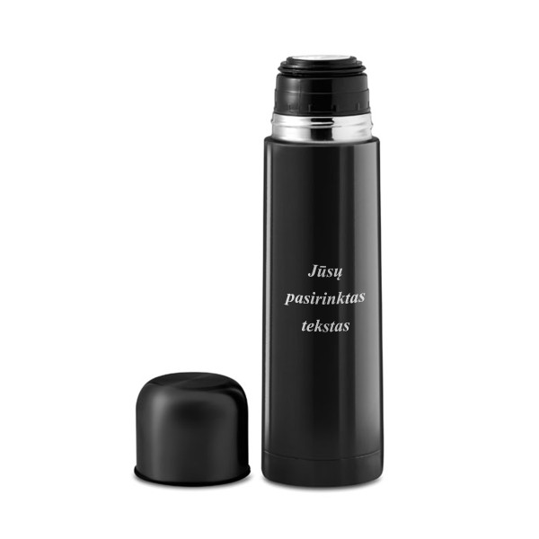 Vakuuminis gėrimų termosas "CHAN" su Jūsų graviruotu tekstu (500ml)