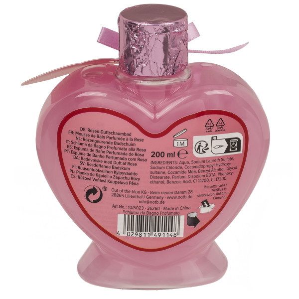 Vonios putos „Love“ su rožių aromatu, 200 ml