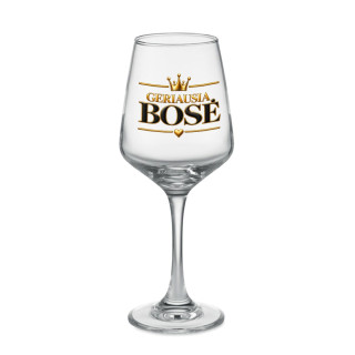 Vyno taurė "Geriausia bosė" (400ml) Vyno taurė "Geriausia bosė" (400ml)
