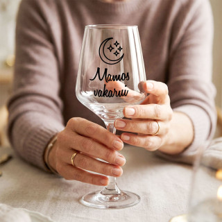 Vyno taurė "Mamos vakarui" (400ml)