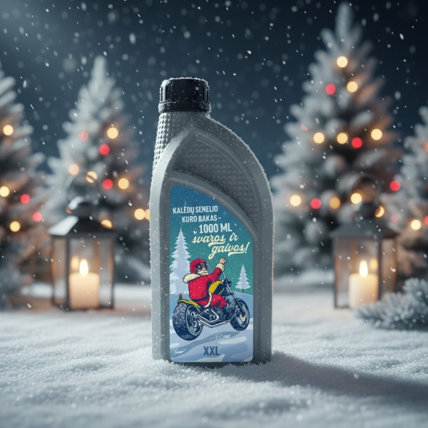 XXL dušo želė "Kalėdų Senelio kuro bakas" (1000ml)