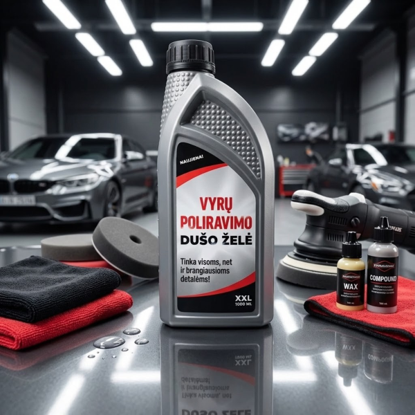 XXL dušo želė "Vyrų poliravimui" (1000ml)