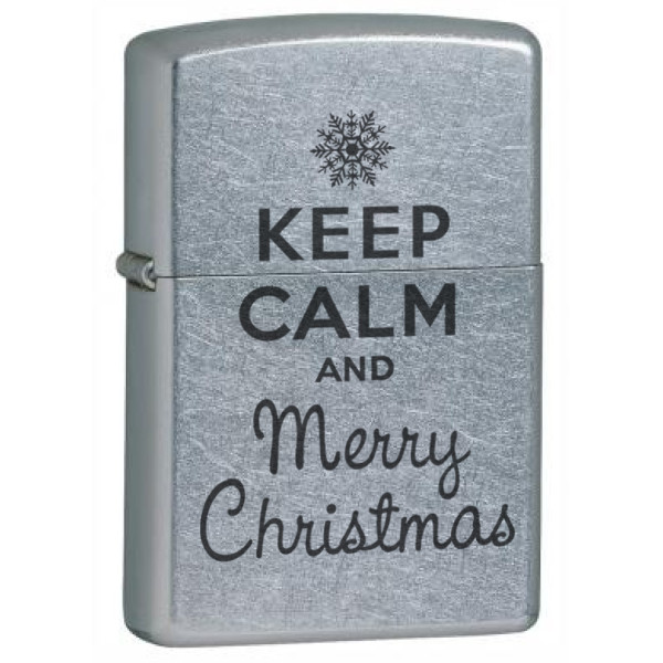 Zippo žiebtuvėlis "Keep calm Merry Christmas"